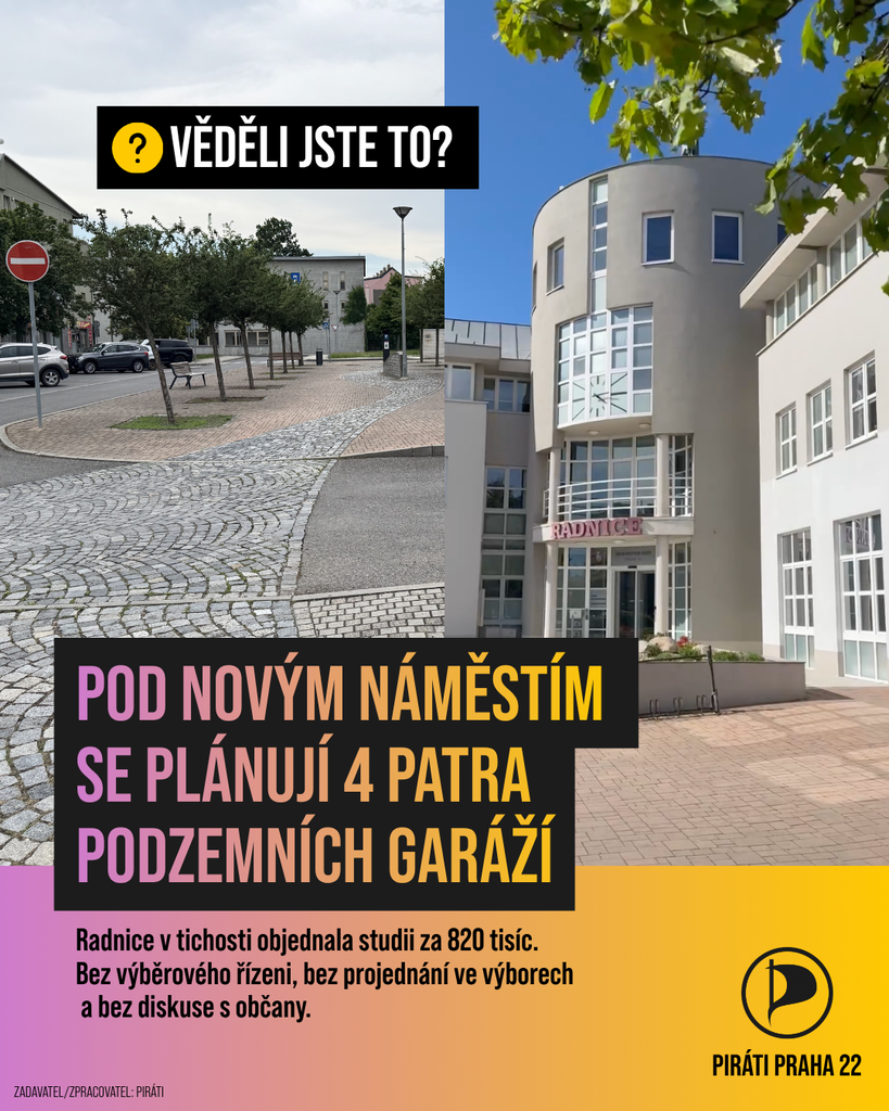 Tajná studie podzemního parkováni